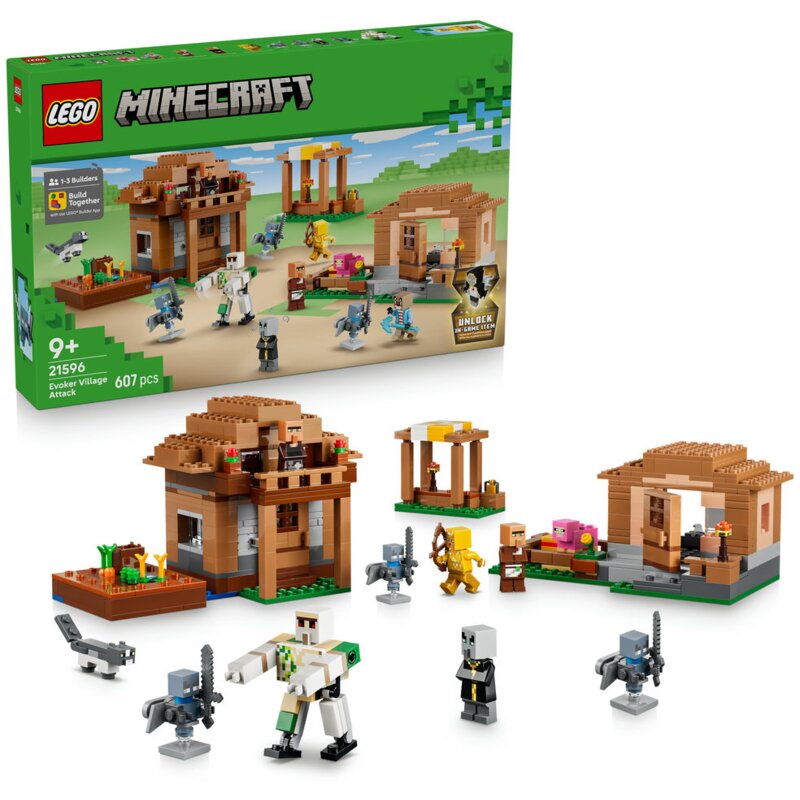 LEGO 21596 Minecraft Najazd przywoływaczy na wioskę