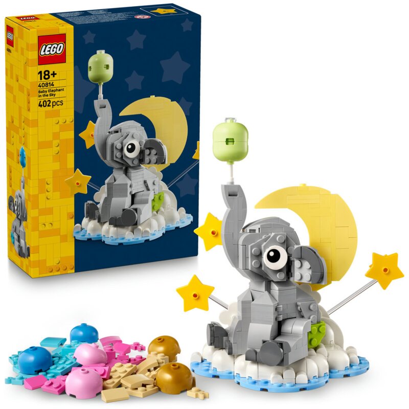LEGO ICONIC 40814 Słoniątko na niebie