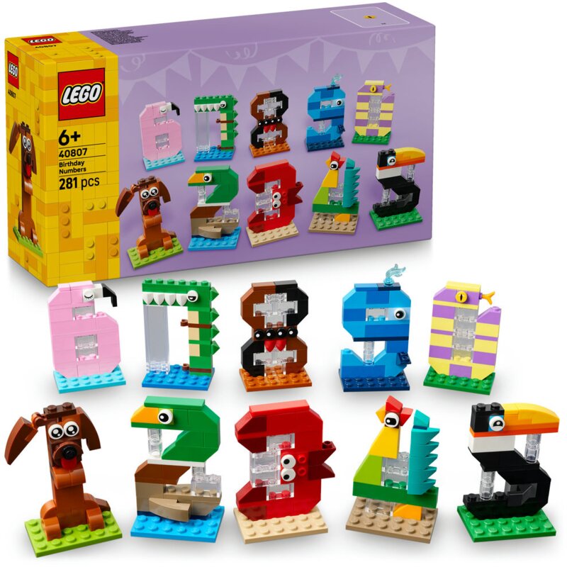 LEGO 40807 Iconic Urodzinowe cyferki
