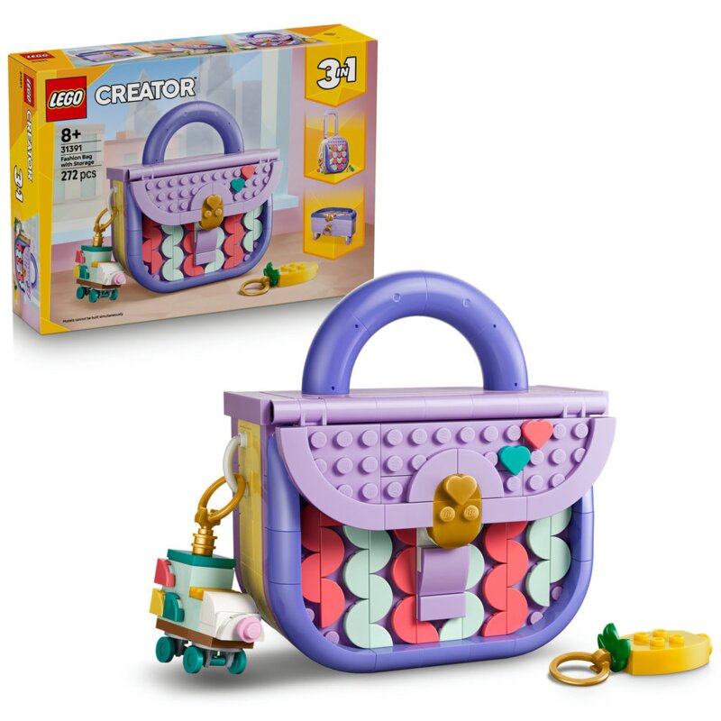 LEGO 31391 Creator 3w1 Modna torebka ze schowkiem