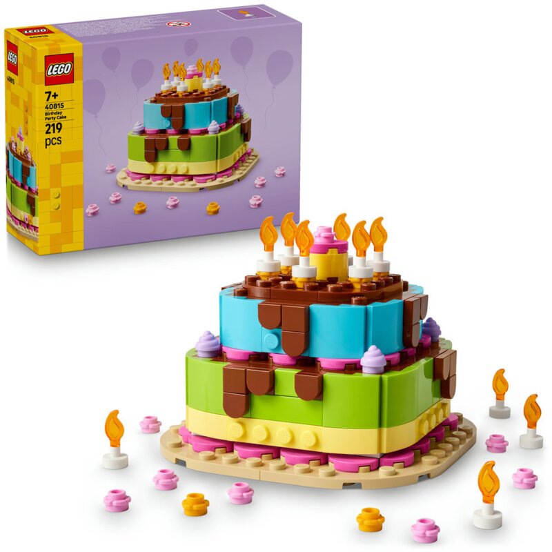 LEGO 40815 Iconic Tort na przyjęcie urodzinowe