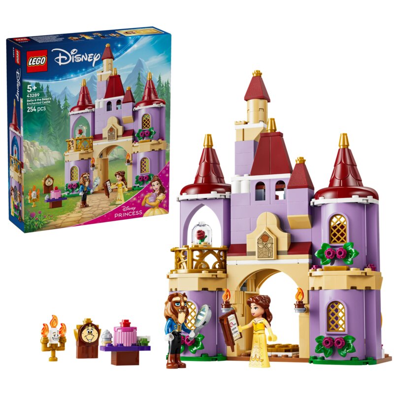 LEGO 43289 Disney Princess Zaczarowany zamek Pięknej i Bestii