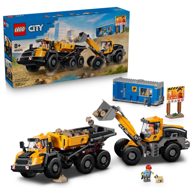 LEGO 60494 City Wywrotka i ładowarka czołowa