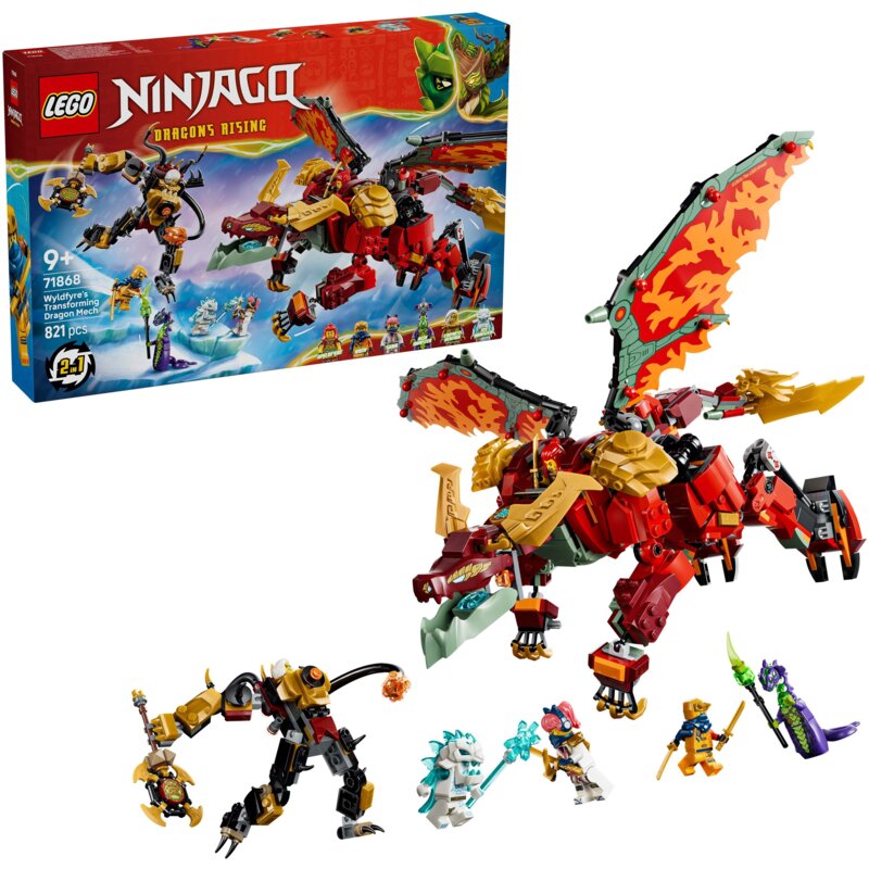 LEGO 71868 NINJAGO Transformujący smoczy mech Wyldfyre