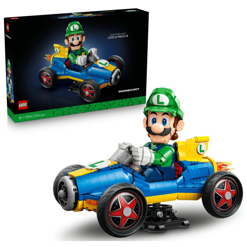 LEGO 72050 Super Mario Mario Kart - Luigi i Mach 8