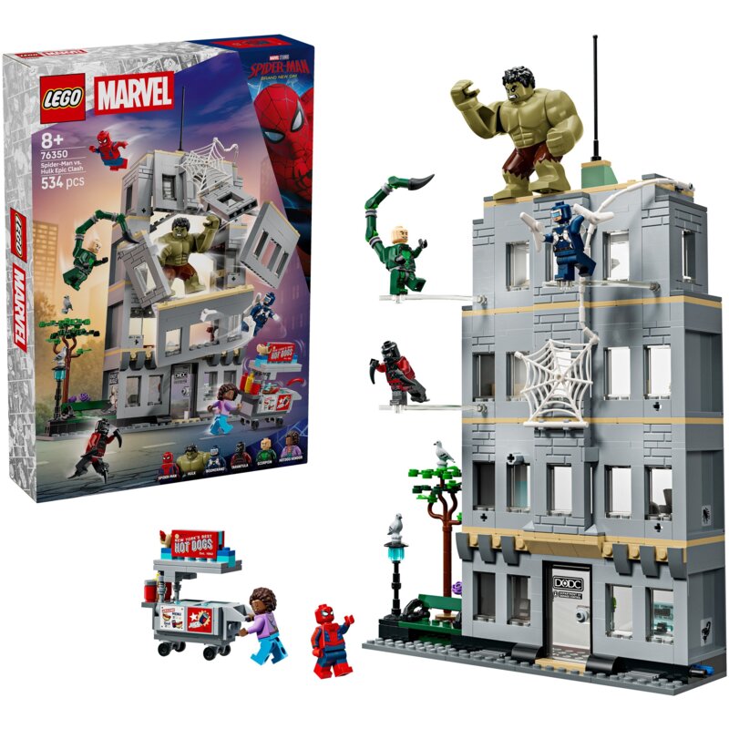 LEGO 76350 Marvel Epickie starcie: Spider-Man kontra Hulk