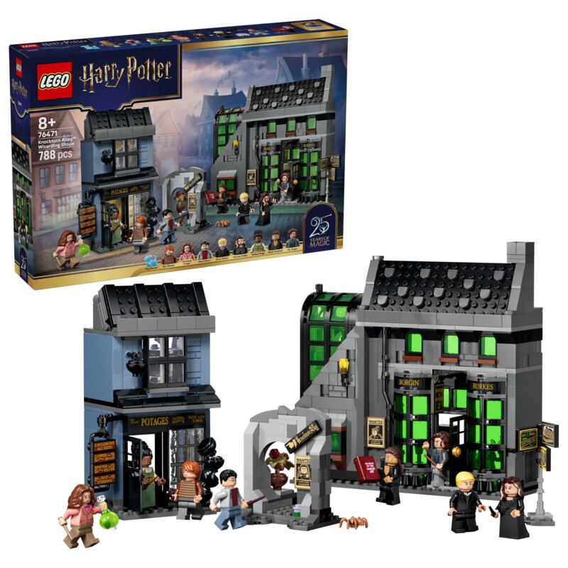 LEGO 76471 Harry Potter Magiczne sklepy na ulicy Śmiertelnego Nokturnu
