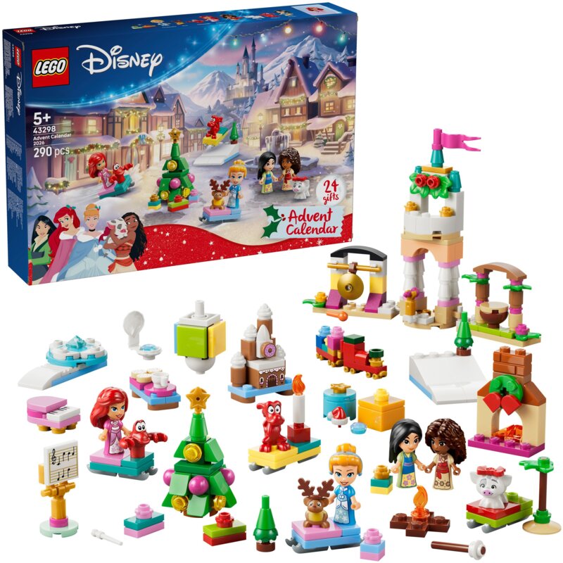 LEGO 43298 Disney Princess Kalendarz adwentowy na 2026 rok