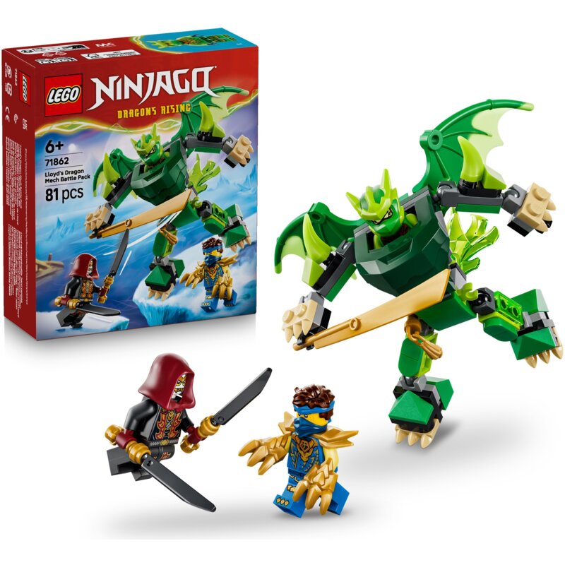 LEGO 71862 NINJAGO Smoczy mech Lloyda —  Zestaw bitewny