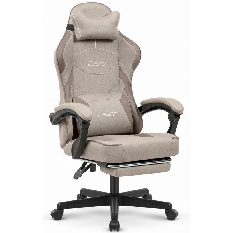 Fotel gamingowy CABRO C502 Beżowy