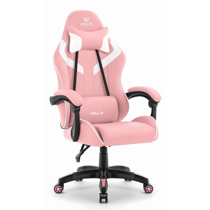Fotel gamingowy HELL'S CHAIR HC-1007 2.0 Różowy