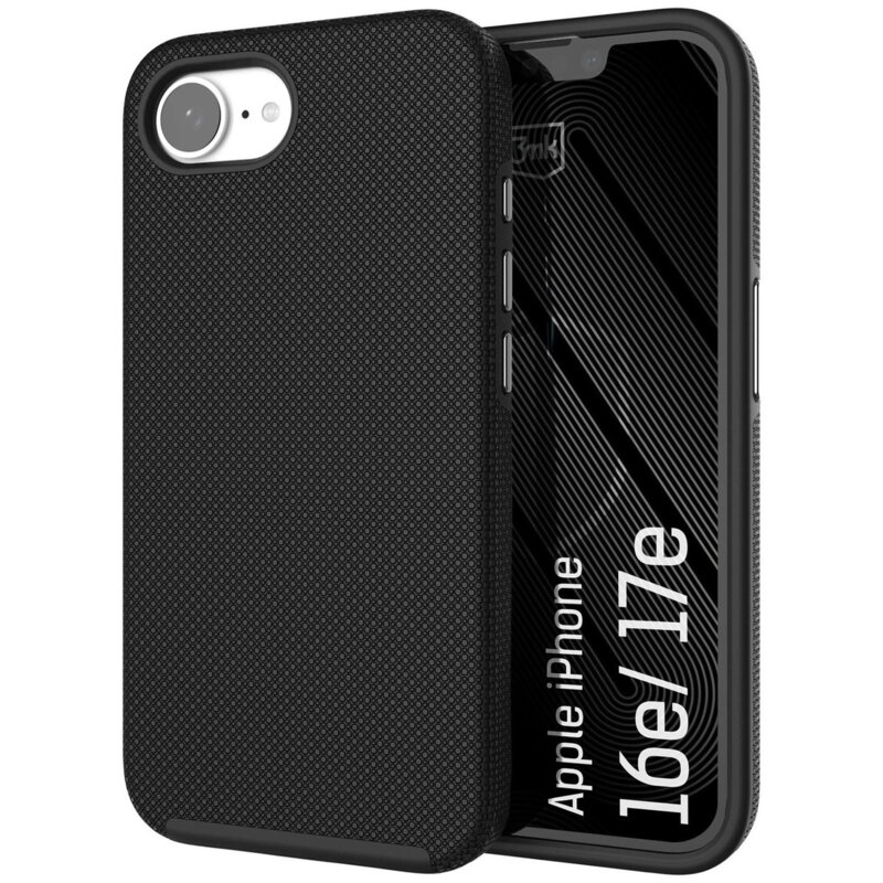 Etui 3MK Fortis MagCase do Apple iPhone 16e/17e Czarny