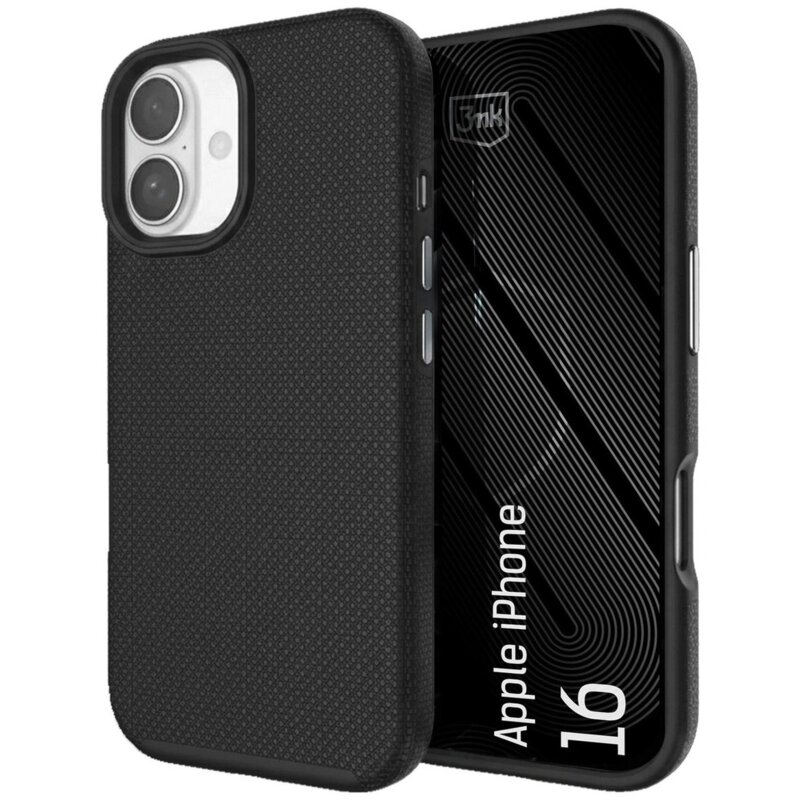 Etui 3MK Fortis MagCase do Apple iPhone 16 Czarny