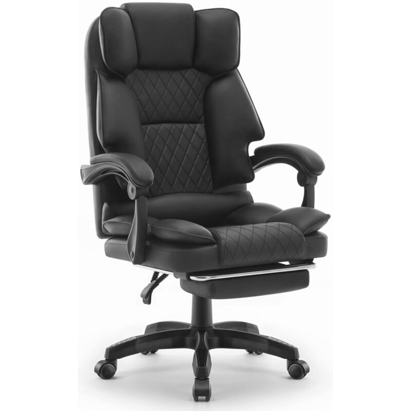 Fotel HELL'S CHAIR HC- 1031 Czarny