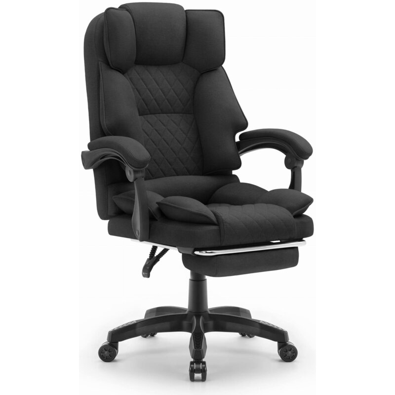 Fotel HELL'S CHAIR HC- 1031 Czarny