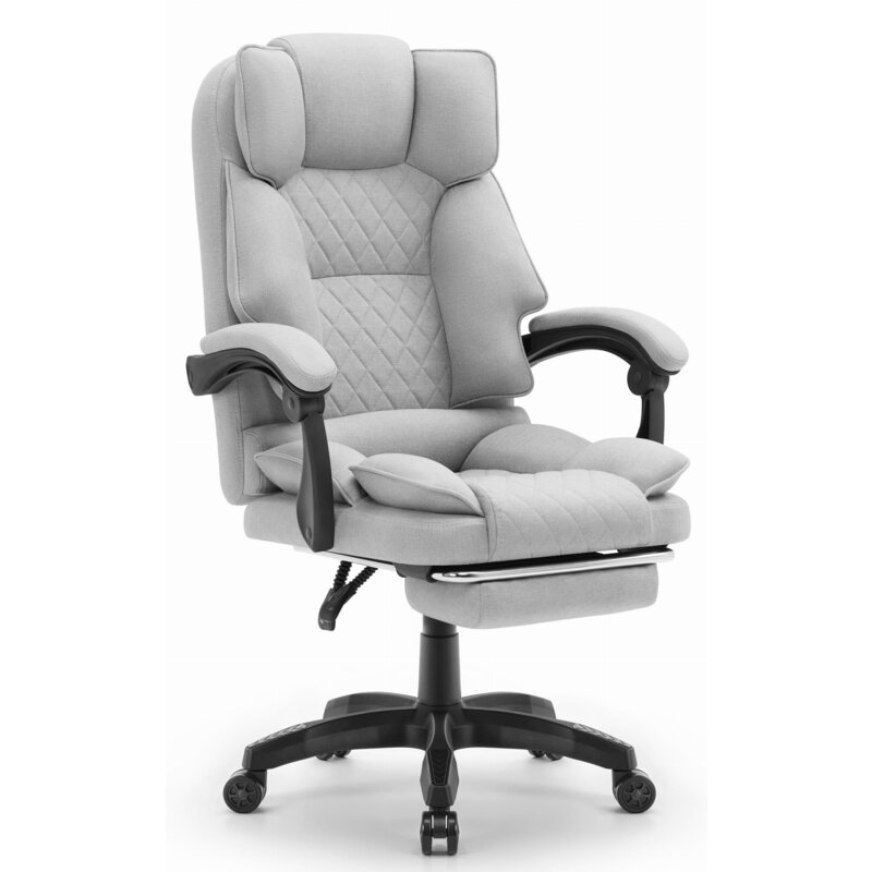 Fotel HELL'S CHAIR HC- 1031 Szary