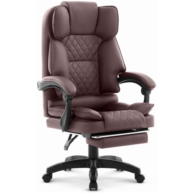 Fotel biurowy HELL'S CHAIR HC-1031 Brązowy