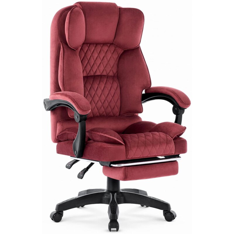Fotel biurowy HELL'S CHAIR HC-1031 Burgundowy