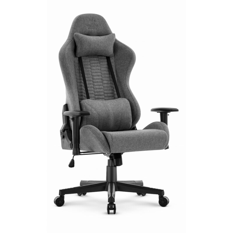 Fotel gamingowy HELL'S CHAIR HC-2000 Szaro-czarny