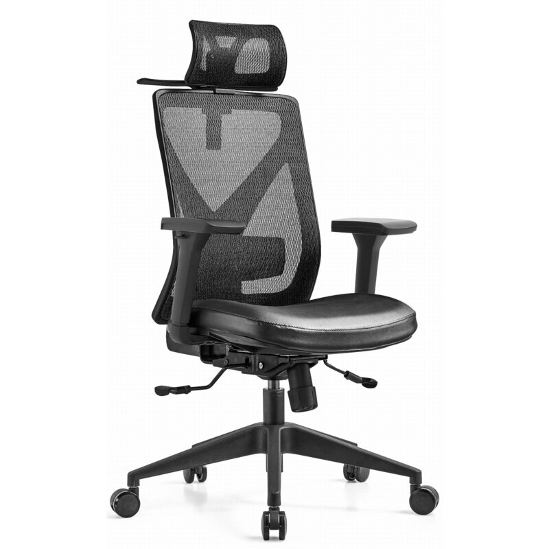 Fotel biurowy HELL'S CHAIR Ergonoble 3050 Czarny