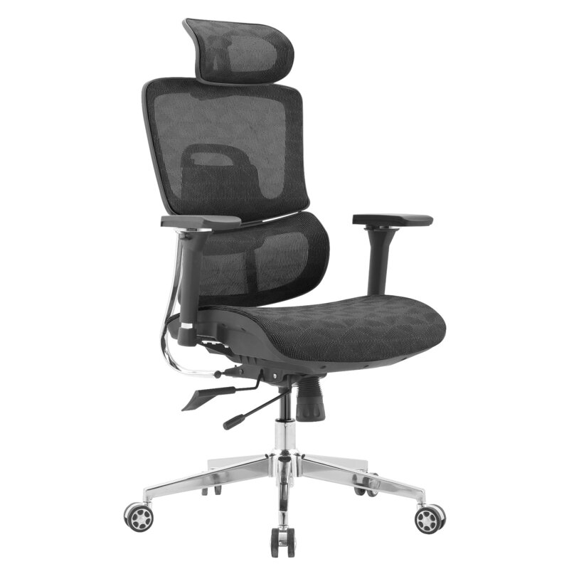 Fotel biurowy HELL'S CHAIR Ergonoble 3055 Czarny