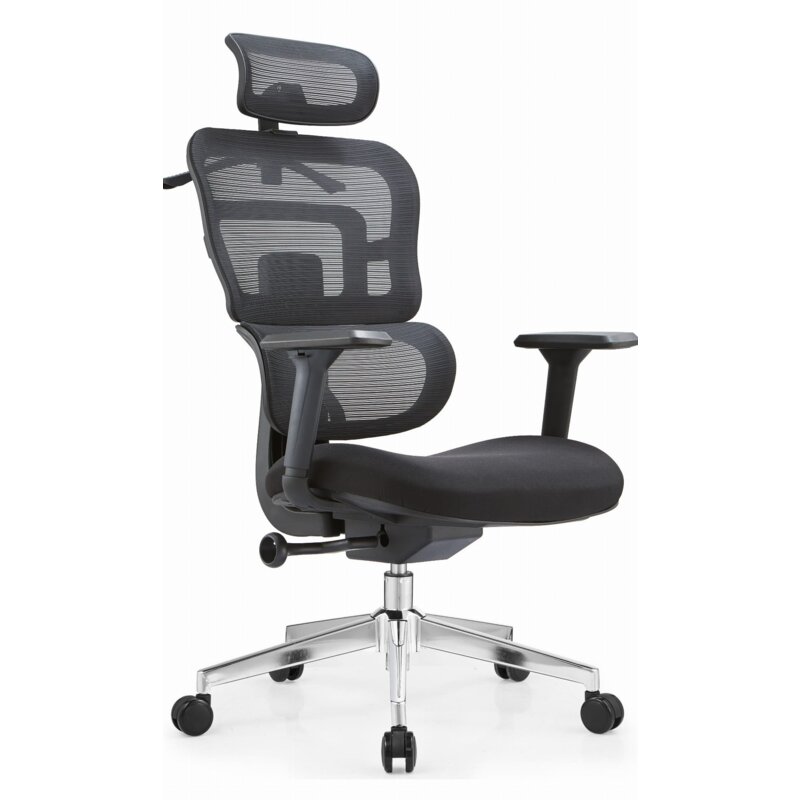 Fotel biurowy HELL'S CHAIR Ergonoble 3053 Czarny