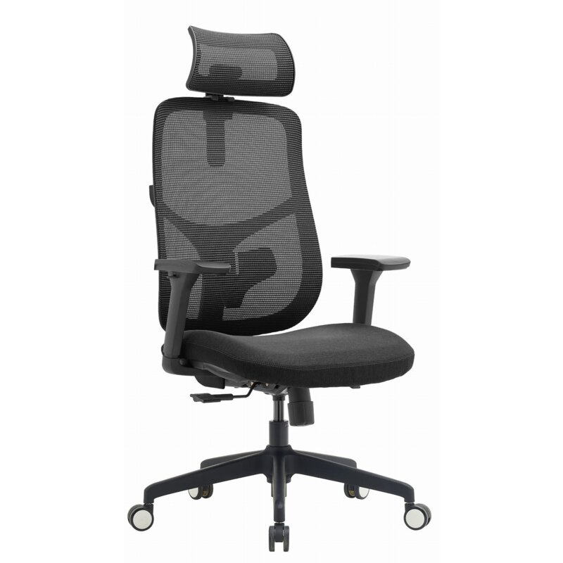 Fotel biurowy HELL'S CHAIR Ergonoble 3051 Czarny