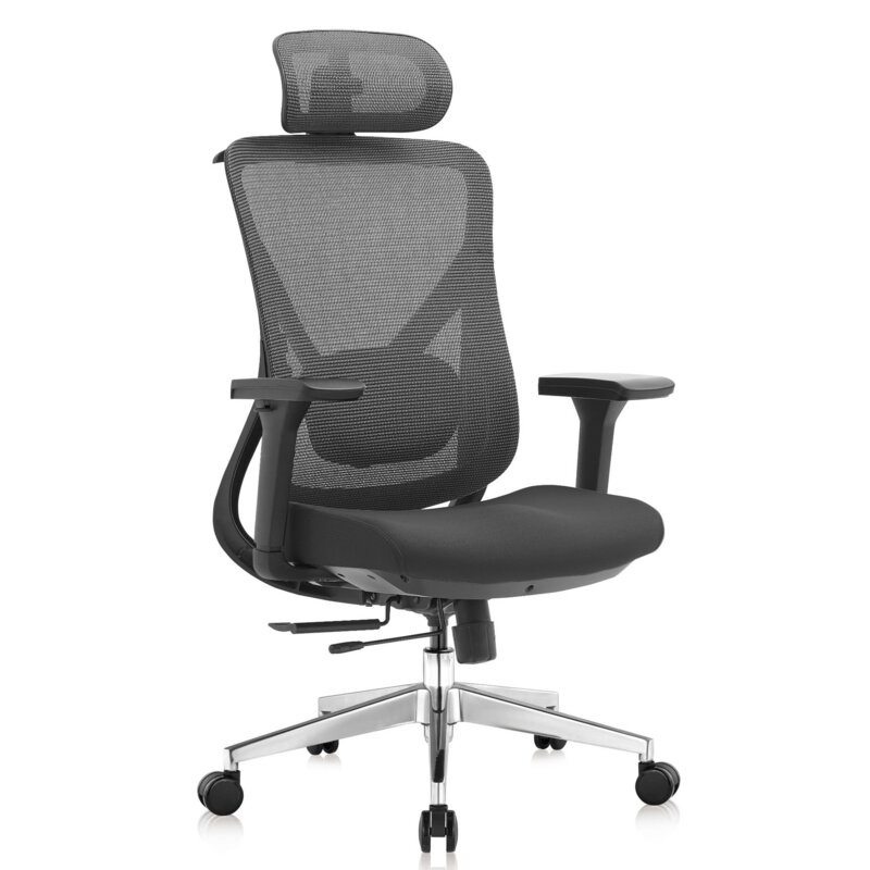 Fotel biurowy HELL'S CHAIR Ergonoble 3052 Czarny