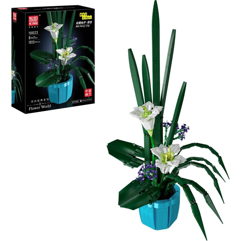 Klocki konstrukcyjne MOULD KING Fairy Lily Bouquet 10023