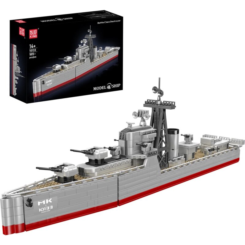 Klocki konstrukcyjne MOULD KING Battle-Class Destroyer Model 10133