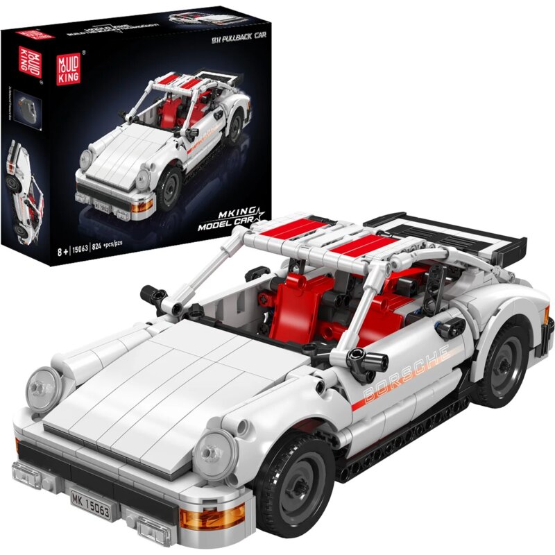 Klocki konstrukcyjne MOULD KING 911 Pull-Back Sports Car 15063