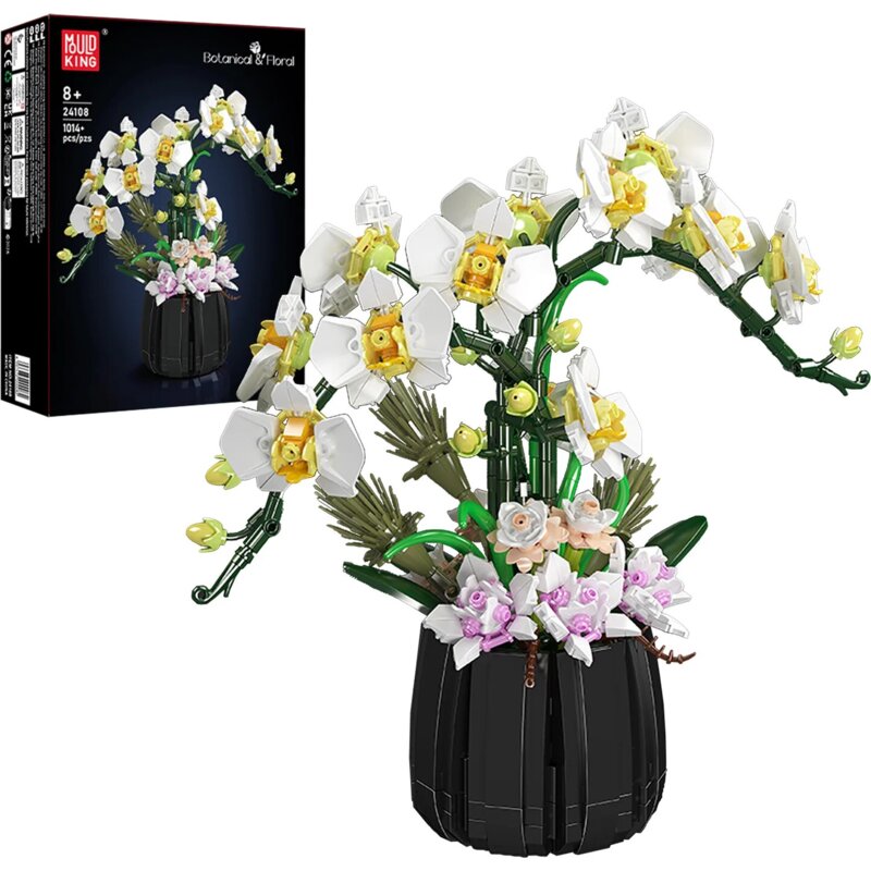 Klocki plastikowe MOULD KING Orchid Bonsai 24108
