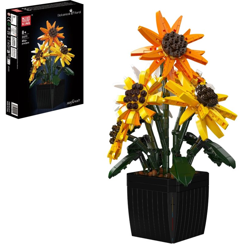 Klocki plastikowe MOULD KING Sunflower Potted 24111