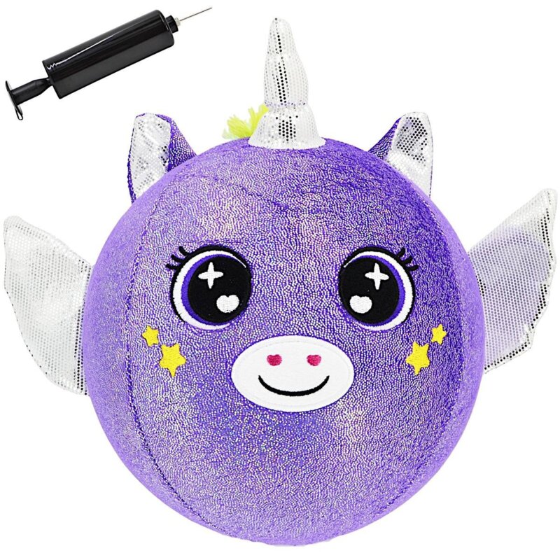 Piłka do zabawy XQMAX Emoji Jednorożec Fioletowy