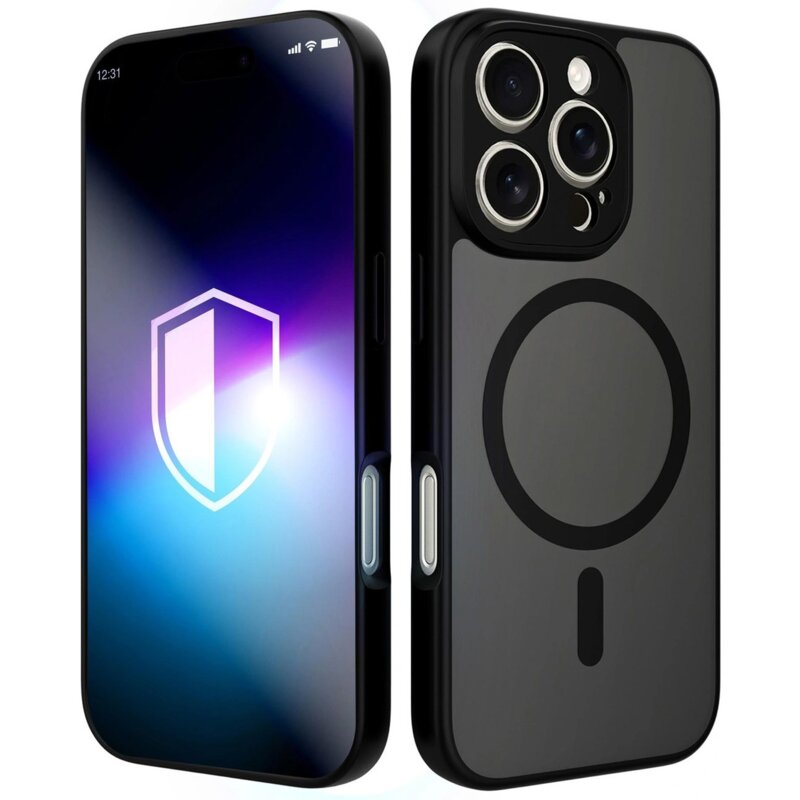 Etui 3MK Misty MagCase do Apple iPhone 16 Pro Max Czarny