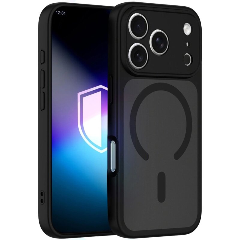 Etui 3MK Misty MagCase do Apple iPhone 17 Pro Czarny
