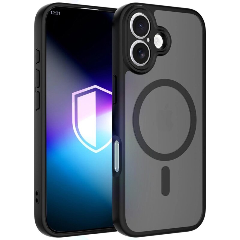 Etui 3MK Misty MagCase do Apple iPhone 17 Czarny