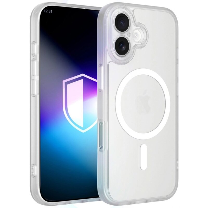 Etui 3MK Misty MagCase do Apple iPhone 16 Biały