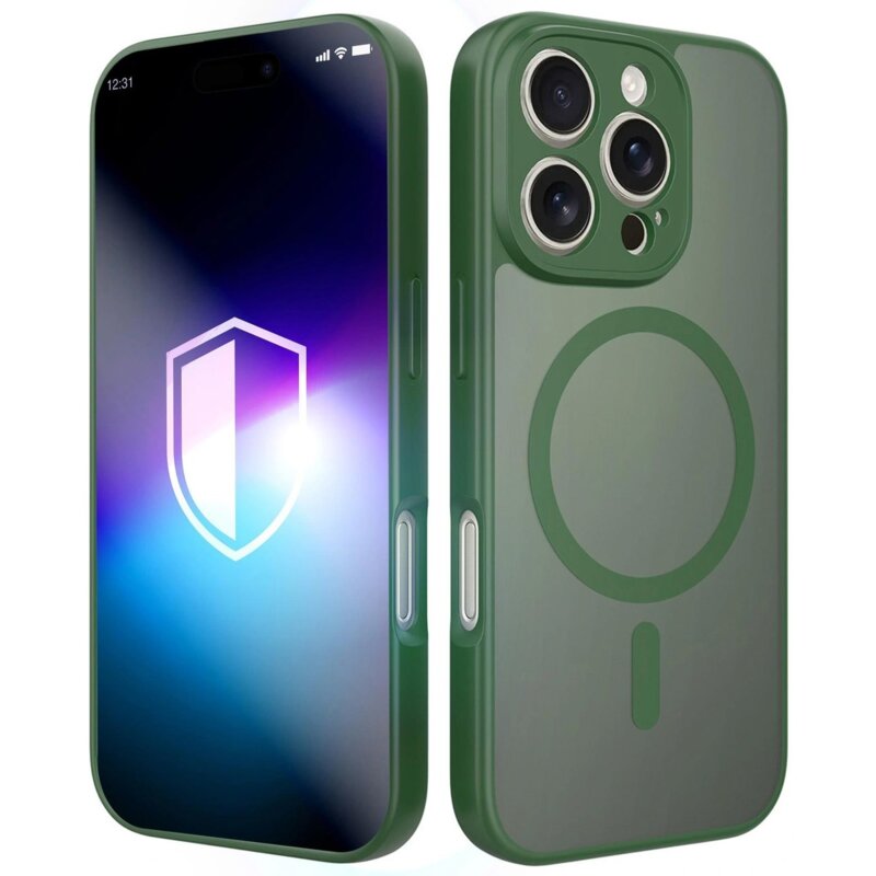 Etui 3MK Misty MagCase do Apple iPhone 16 Pro Zielony