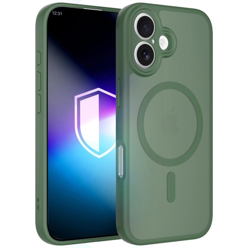 Etui 3MK Misty MagCase do Apple iPhone 17 Zielony