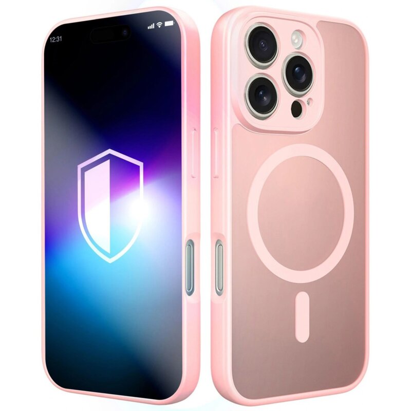 Etui 3MK Misty MagCase do Apple iPhone 16 Pro Max Różowy