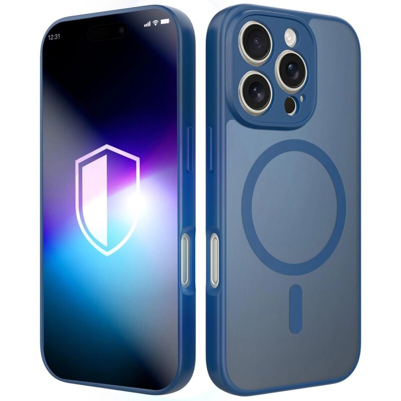 Etui 3MK Misty MagCase do Apple iPhone 16 Pro Max Niebieski