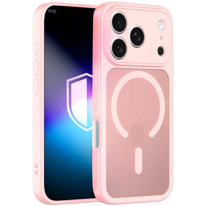 Etui 3MK Misty MagCase do Apple iPhone 17 Pro Max Różowy