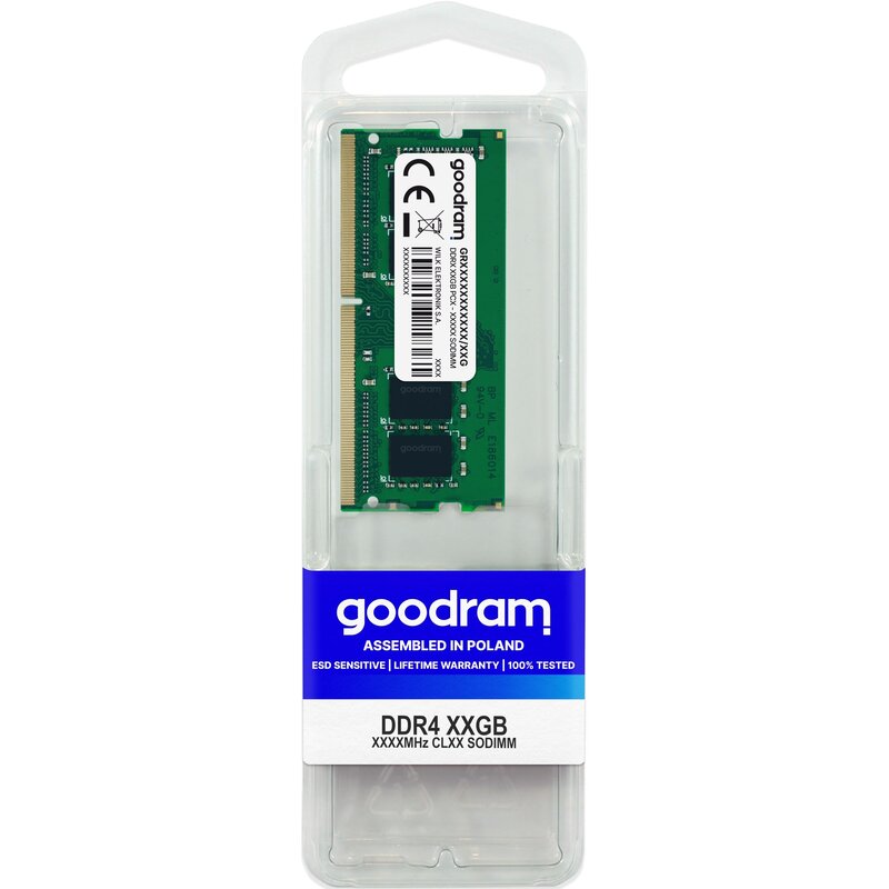 Pamięć RAM GOODRAM 16GB (1x16GB) DDR4 2666MT/s CL19