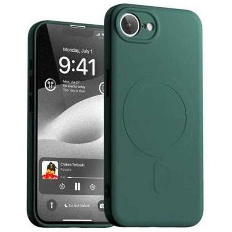 Etui MERCURY Semi-Silicone MagSafe do Apple iPhone 16e/17e Zielony