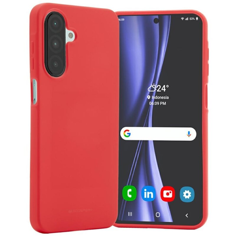 Etui MERCURY Soft do Samsung Galaxy A26 Czerwony