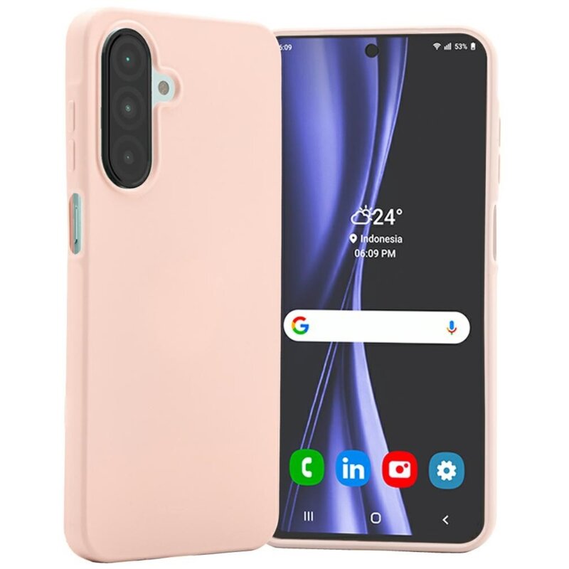 Etui MERCURY Soft do Samsung Galaxy A26 Różowo-piaskowy