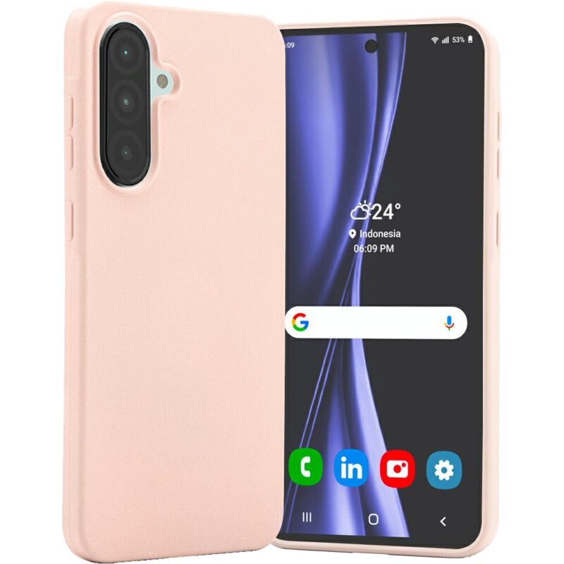 Etui MERCURY Soft do Samsung Galaxy A36 Różowo-piaskowy