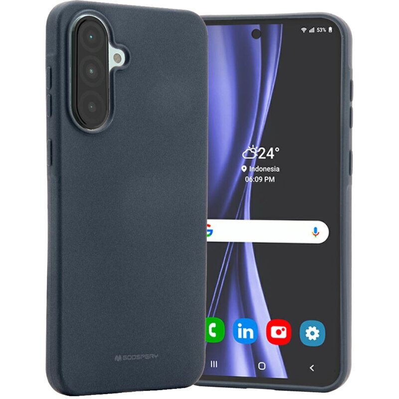 Etui MERCURY Soft do Samsung Galaxy A56 Granatowy