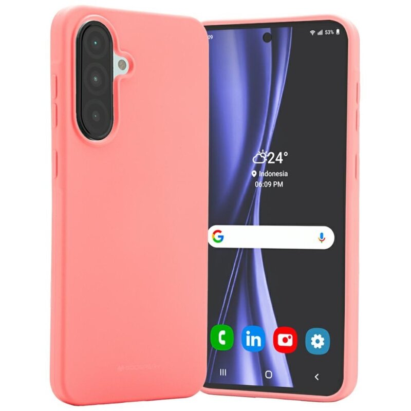 Etui MERCURY Soft do Samsung Galaxy A56 Różowy